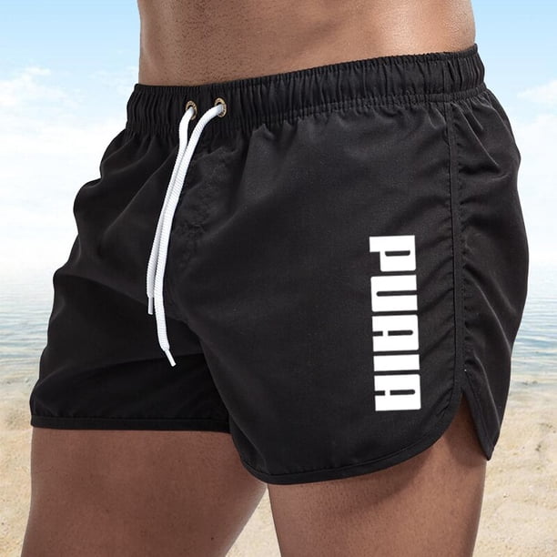 Bañadores deportivos para hombre, ropa de playa de lujo, pantalones cortos de secado rápido, para gimnasio y correr, novedad de verano Fivean unisex