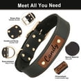 thumbnail image 5 of Didog Leather Dog Collar with Nameplate Print Pet Name & Heavy Duty Metal Buckle M-XL, 5 of 8