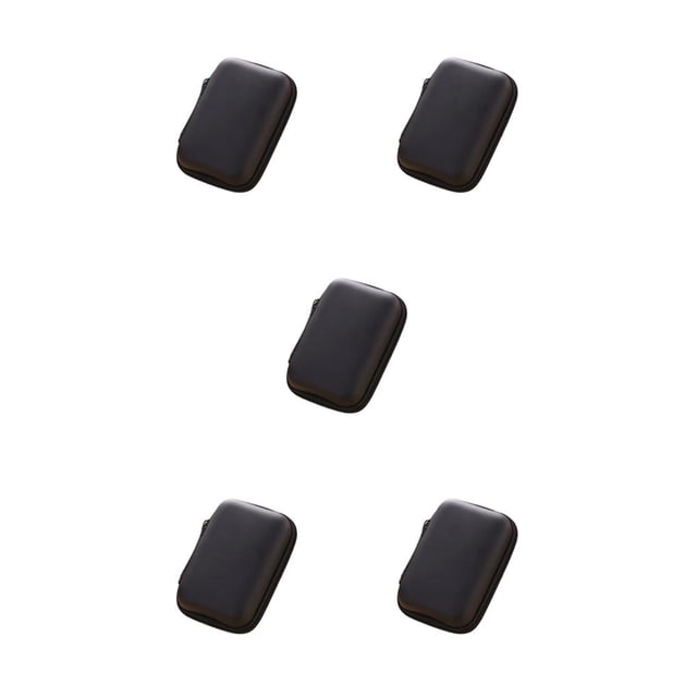 Injueey Estuches Auriculares rígidos Cargador de cable USB Organizador de monedas Bolsas de almacenamiento Estuche de transporte Monedero Type8 NO8