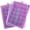 Light Purple-2 Pack, variant on Ice Cube Tray, Silicone Square Ice Trays Easy Release Stackable Ice Cube Mold with Removable Lid, 24 Cavity (2 Pack, Green)