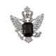 thumbnail image 1 of Insignias clásicas de pin de sopa Hugo Crystal Breastpin Colr Pin broche de imitación Pta negro, 1 of 8