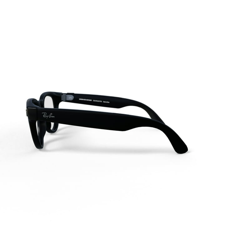 Ray-Ban Meta - Headliner Smart Glasses - Shiny Black, Clear HSA