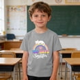 thumbnail image 2 of WRKEKC Boys T-Shirts Short Sleeve Round Neck Print Soft Cotton Tops with First Day of School Pattern for Kids Daily Wear 3-10 Years, 2 of 9