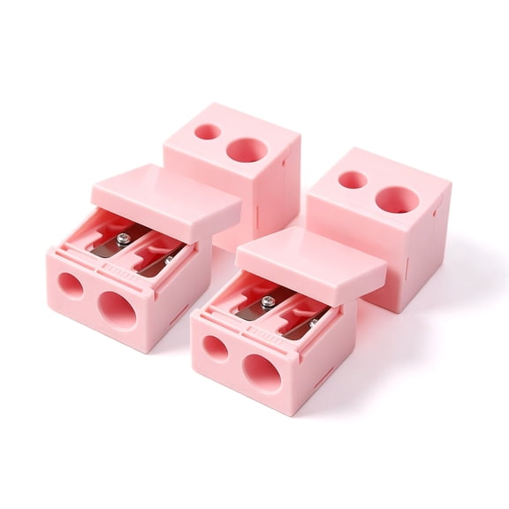 Eye Pencil Sharpener, Dual Hole Makeup Pencil Sharpener for Eyeliner and Lip Liner