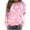 Breast cancer awareness shirts-Pink, variant on Homenesgenics Breast Cancer Awareness Shirts Plus Size for Women and Men Fashion Women's Casual Long Sleeve Round Neck Printed Ladies Sweatshirt Tops Blouse Sweatshirts Pink XL