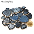 thumbnail image 3 of Uxcell 100g Ceramic Mosaic Tiles for Crafts Bulk, Pebble Blue Glazing Ceramic Tiles for Mosaic Kits, 3 of 6