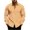 Orange, variant on TOUMENY Men's Casual Button Down Shirts Long Sleeve Plaid Slim Fit Collared Summer Fall Party Tops Lightweight Trendy Print Shirt Army Green L