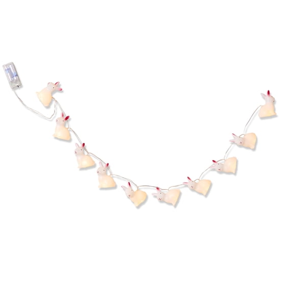 Battery-Operated Bunny Lights, 3', Easter by Way To Celebrate