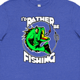 thumbnail image 4 of Inktastic I'd Rather Be Fishing Youth T-Shirt, 4 of 5
