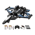 thumbnail image 2 of Avión de control remoto RC Avión para niños Regalos para niños Detección Anticaída Acrobacia Azul 2RC, 2 of 7