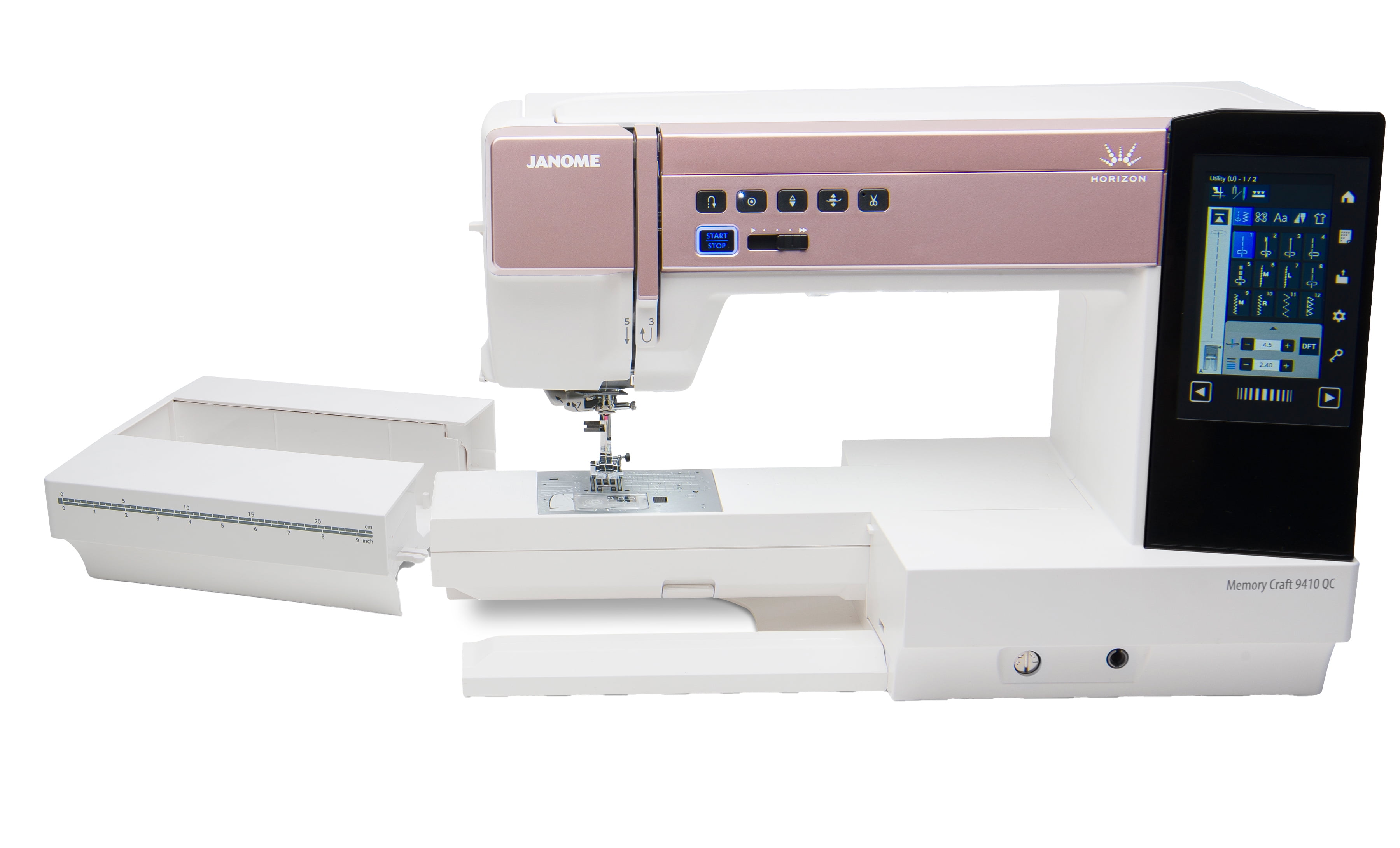 Janome Horizon Memory Craft 9410QC Sewing & Quilting Machine with 300 Stitches