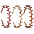 thumbnail image 4 of FVDPWYE 3 Pieces Deer Antler Leaf Headbands Hair Hoops Decorative Toothed Hair Bands for, 4 of 9