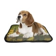 thumbnail image 2 of PKQWTM Modern Alien City Computer Artwork Pet Dog Cat Bed Pee Pads Mat Cushion Potty Dogsblankets Crate Bed Kennel 36x48 inch, 2 of 3