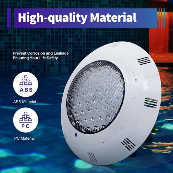 RGB Swimming Pool LED Submersible Light Underwater Waterproof Spa Lamp W/ Remote