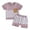 Purple, variant on Bagilaanoe 2pcs Toddler Baby Boy Shorts Set Short Sleeve Checkerboard Print T Shirt Tops + Shorts 6M 12M 18M 24M 3T Kids Casual Summer Clothes