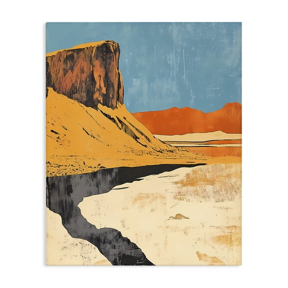 Stupell Industries Canyon Pass Pathway Canvas Wall Art, design by Walker Noble
