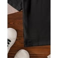 thumbnail image 4 of Young Boy Casual Cool Black Boy Graphic Round Neck Short Sleeve T-Shirt, Suitable For Summer, 4 of 7