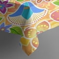 thumbnail image 3 of Colorful Eggs Rectangle Tablecloth 60x84 Inch, Water-Resistant Vinyl Washable Seasonal Table Cover for Easter Day Holiday Party Picnic Dinner Decor, 3 of 5