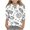 E007-White, variant on hengsof Girls Fashion Printed 3/4 Sleeve Crew Neck T-Shirt Kids St. Patrick's Day Holiday Top Ages 3-12 Stylish Casual Pullover
