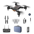 thumbnail image 2 of Drone Foldable USB Pista Vuelo 360 Grados Rolling Control Remoto Quadcopter Floting Aircraft Modo sin cabeza Regalo al aire libre Juguete 4K Sola Cámara Sweethay EL022427-02B, 2 of 7