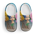 thumbnail image 3 of Bubble Guppies Soft Plush Slippers for Boys Girls Winter Warm Cotton Slippers with Rubber Sole Non-Slip Kid's Slip on Shoes Fluffy House Slippers For Indoor And Outdoor, 3 of 8