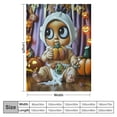 thumbnail image 4 of Orinice Halloween Pumpkin Fleece Blanket Throw, Machine Washable Flannel Plush Throw Blanket for Bed Couch Sofa Chair, Super Soft Fuzzy Cozy Printed Blanket for Kids Boys Girls,  50x60in, 4 of 6