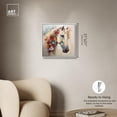 thumbnail image 5 of The Grace of Nature Canvas Horse Wall Art by Art Remedy, White Frame, 20" x 20", 5 of 7