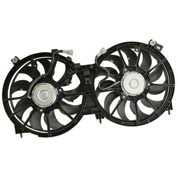 Auxiliary Fan Assembly - Compatible with 2011 - 2017 Nissan Quest 3.5L V6 2012 2013 2014 2015 2016