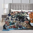 thumbnail image 4 of My Hero Academia Blanket, Anime Throw Blanket For Couch Sofa Bed, Soft Cozy Lightweight Warm Flannel Blanket, Home Decor, Anime Gifts For Boys Girls Kids Teens, 60"X50", 4 of 9