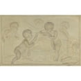 thumbnail image 2 of Jacob de Wit 14x11 Gold Ornate Wood Frame and Double Matted Museum Art Print Titled - Allegory of Astronomy, 2 of 4