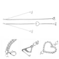 thumbnail image 4 of SENSETH 1 Pair Bra Straps Rhinestone Shoulder Straps Strapless Dress Straps Replacements, 4 of 7