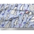 thumbnail image 2 of Soimoi Modal Satin Fabric Women & Camera Fashion Printed Fabric 1 Yard 42 Inch Wide, 2 of 3