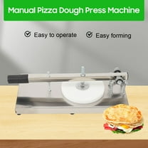 SUDEG Manual Pizza Dough Press Machine 24cm Household Pizza Dough Pastry Stainless Steel Press Machine