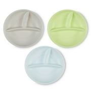 Parent's Choice 3 Compartment Section Plate, Toddlers Aged 12 Months and up, 3 Count, Gender Neutral