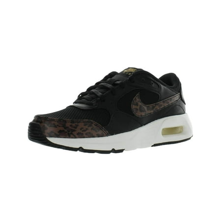 

Nike Womens Air Max Sc Faux Leather Gym Running Shoes Black 7 Medium (B M)