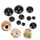thumbnail image 4 of Ojos de plástico para bricolaje, 500 piezas de animales artificiales para bricolaje, suministros para manualidades, ojos de seguridad, integración perfecta, 4 of 8