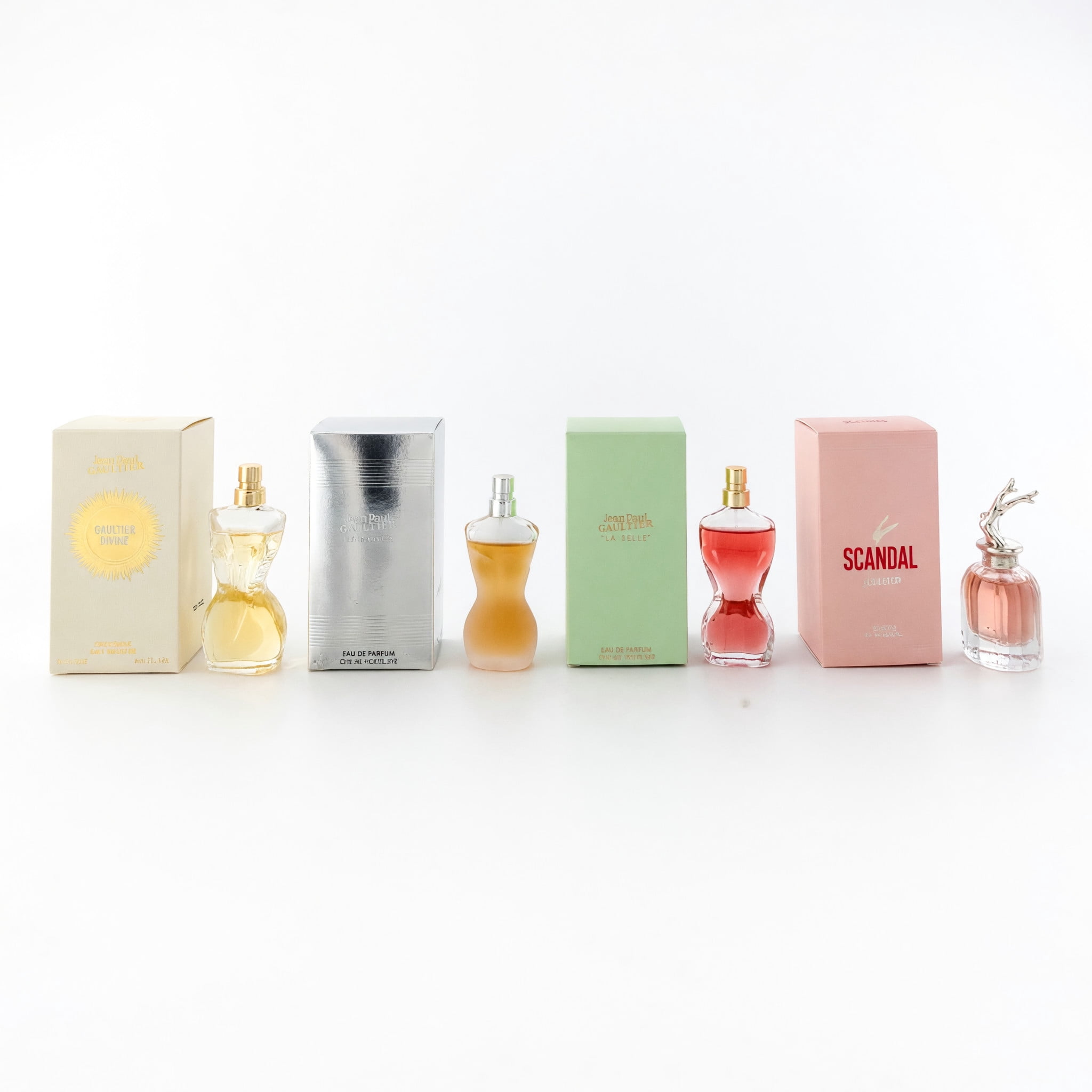 Jean Paul Gaultier, 4 Piece Mini Set for Women, 6 ml, Multicolor