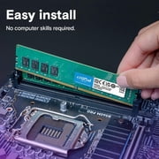 Crucial 8GB 288-Pin PC RAM DDR4 3200 (PC4 25600) Desktop Memory Model CT8G4DFRA32A