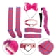 thumbnail image 2 of ColoMX 1 Juego de accesorios para disfraz de gato, diadema con orejas de gato, guantes con cola, calcetines con cuello, disfraz de Halloween, 2 of 7