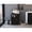 Black, variant on Cterwk Microwave Cabinet, Single Door, 3 Side Shelves, Black