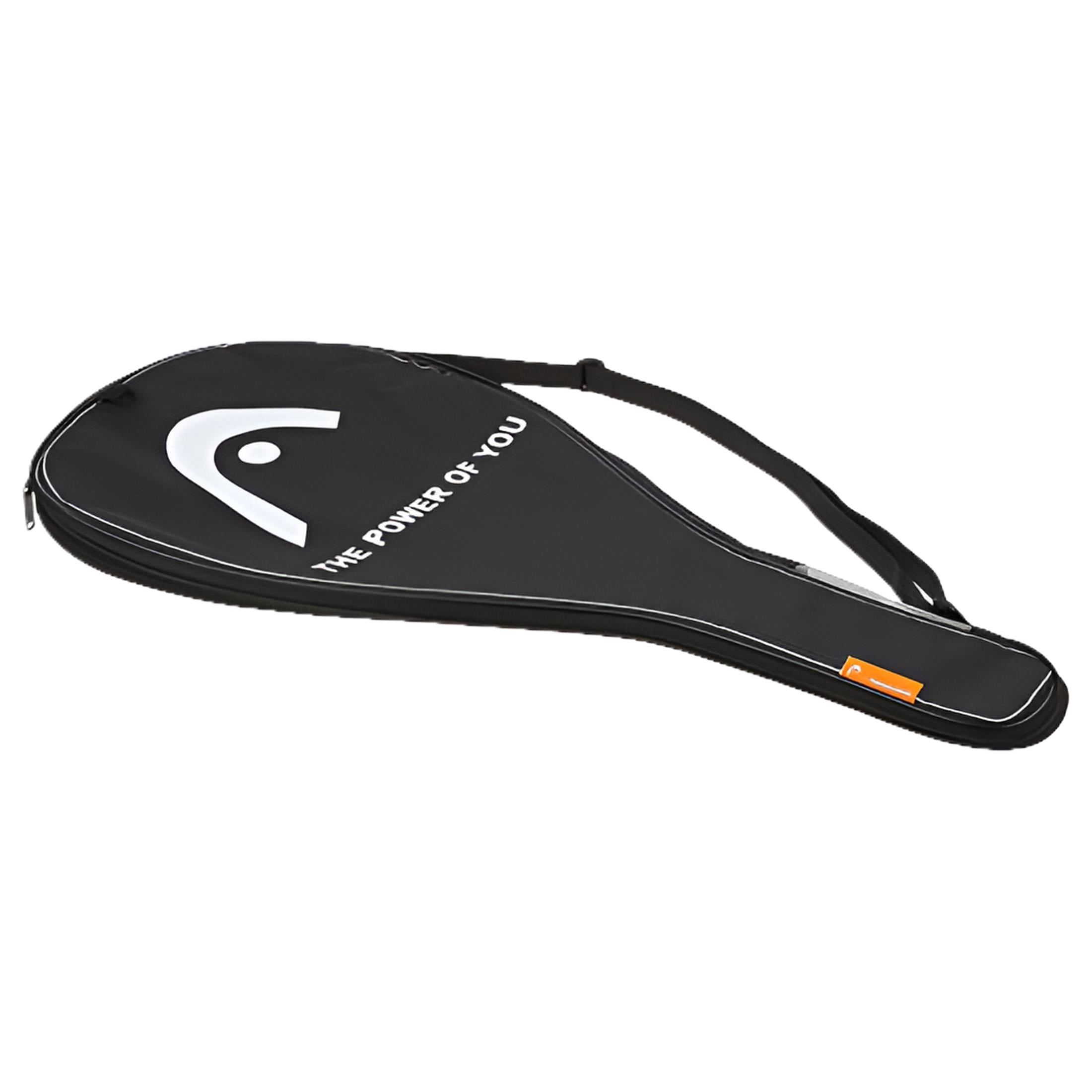 HEAD Tennis Racquet Cover Bag - Lightweight Padded Racket Carrying Bag w/ Adjustable Shoulder Strap,Black / White, 1 Racket