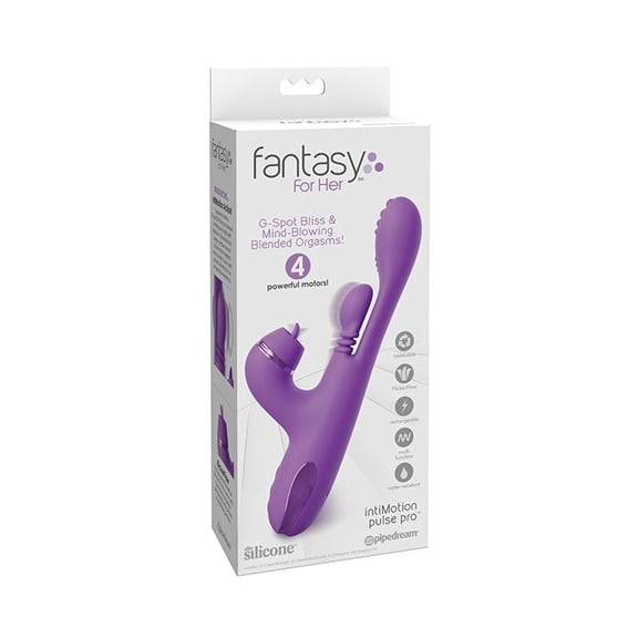 Fantasy for Her IntiMotion Pulse Pro Rabbit Vibrator, Purple