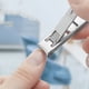 thumbnail image 5 of Qarigey 2 uds cortaúñas curvo portátil fino cortauñas mejora la lima de uñas para recortador de uñas tijera herramienta de pedicura Protección de la piel Azul oscuro, 5 of 6