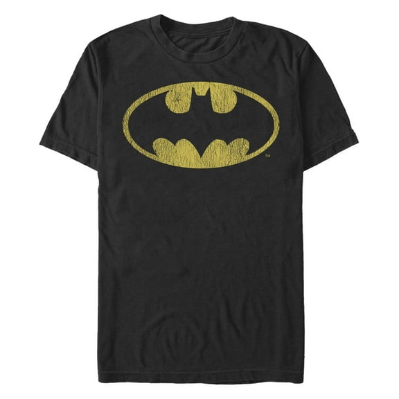 Men's Batman Logo Retro Caped Crusader Graphic T-Shirt