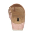 thumbnail image 3 of GC Shoes Women's Memory Foam Wedge Sandals, Summer Comfort Heels, Casual Slip On Platform Dress Slides, Kiara/Blush/Size 7.5, 3 of 5