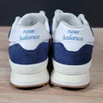 thumbnail image 4 of New Balance 574 Shoes Mens Size 9 D Blue White Suede Running Athletic U574BU2, 4 of 6