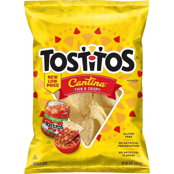 Tostitos Cantina Thin and Crispy Tortilla Chips, 8 oz