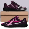 thumbnail image 3 of BreaStCancer Awareness Shoes Sneakers Black Size 3.5, 3 of 7