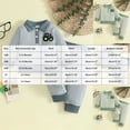 thumbnail image 5 of Gerichy Toddler Baby Boys Fall Winter Clothes Tractor Infant Long Sleeve Sweatshirt Pant Set 2pcs Waffle Knit Outfits 12M-5T, 5 of 6