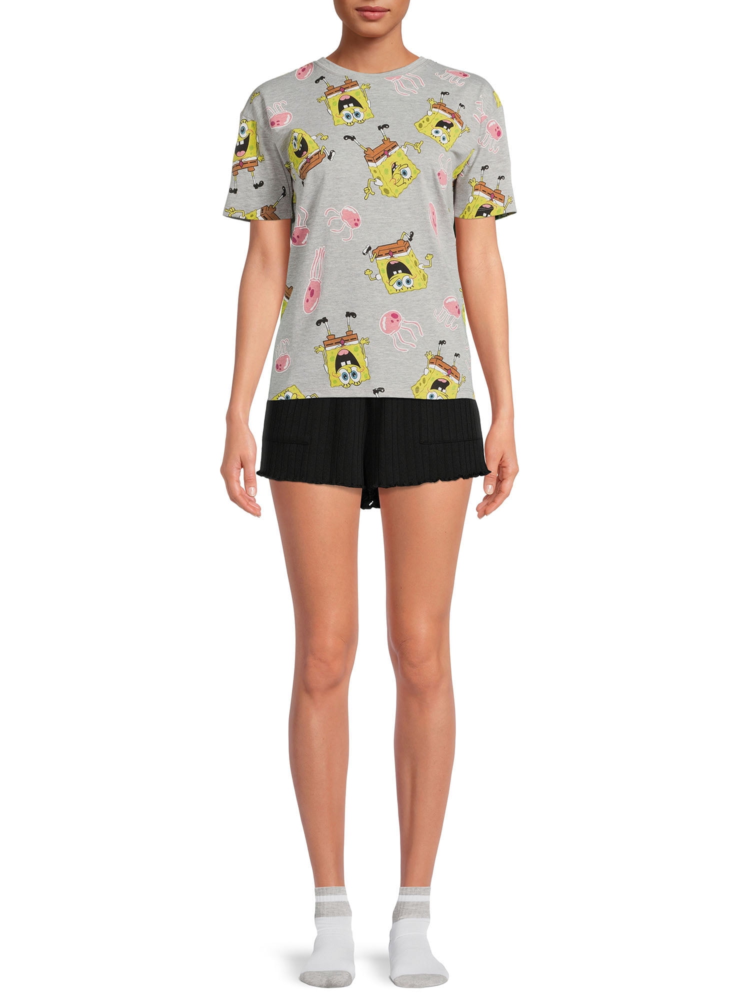 Licensed Graphics SpongeBob SquarePants Women’s Knit Tee